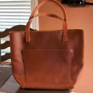Porland Leather Medium Tote